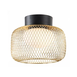 SOPRA 25 lampa sufitowa czarny 1x10W GX53 klosz złoty+biały 31-50984 Candellux
