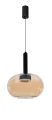 BUENO lampa wisząca czarny 1x9W GX53 klosz bezbarwny+złoty 31-50465 Candellux