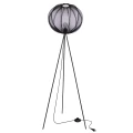 MELLOW lampa podłogowa czarny 1x40W E27 abażur mist 52 czarny kula 51-41944 Candellux