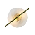 RELAX lampa kinkiet okr. mosiężny 5W LED 3000K klosz biały 21-50847 Candellux
