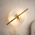 RELAX lampa kinkiet okr. mosiężny 5W LED 3000K klosz biały 21-50847 Candellux