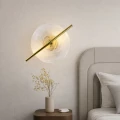 RELAX lampa kinkiet okr. mosiężny 5W LED 3000K klosz biały 21-50847 Candellux