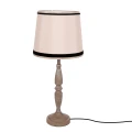 CARDINALE lampa stołowa h-58 cm ciemny szary 1x40 E27 abażur beżowy 41-40091 Candellux