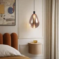 DENSO 20 lampa wisząca czarny 1x5W G9 klosz miedziany 31-51356 Candellux