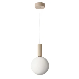 TESTA lampa wisząca beżowy 1x10W G9 klosz biały 31-50892 Candellux