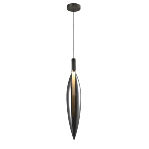 NORDIC lampa wisząca czarny 1x5W G9 klosz dymiony 31-51301 Candellux