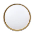 Florida lampa sufitowa plafon biało złoty+czarny 24w led 38 cm klosz biały 13-11343 Candellux