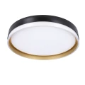 Florida lampa sufitowa plafon biało złoty+czarny 24w led 38 cm klosz biały 13-11343 Candellux