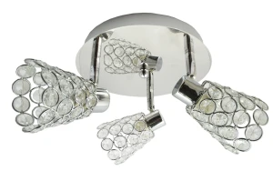 GLOSSY PLAFON 3X40W G9 CHROM 98-00491 Candellux