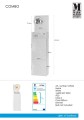 COMBO Kinkiet 1L Biały 107064 ładowarka USB/wieszak na klucze Markslojd