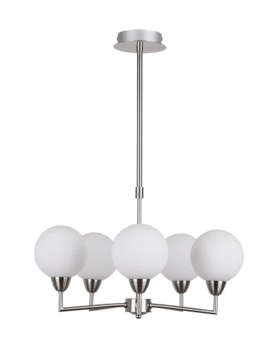 Logos lampa wisząca satynowy 5x25w g9 klosz biały 35-05458 Candellux