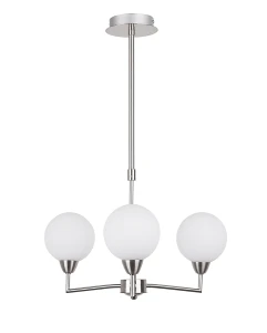 Logos lampa wisząca satynowy 3x25w g9 klosz biały 33-05441 Candellux