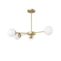 Mati lampa wisząca mosiądz 4x20w g9 klosz biały 34-01566 Candellux