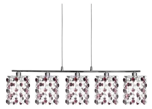 CLASSIC ZWIS 5X40W G9 BURGUND 35-97029 Candellux