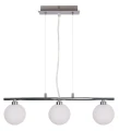 Raisa lampa wisząca chromowy 3x40w g9 klosz biały 33-01382 Candellux