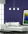 Raisa lampa wisząca chromowy 3x40w g9 klosz biały 33-01382 Candellux