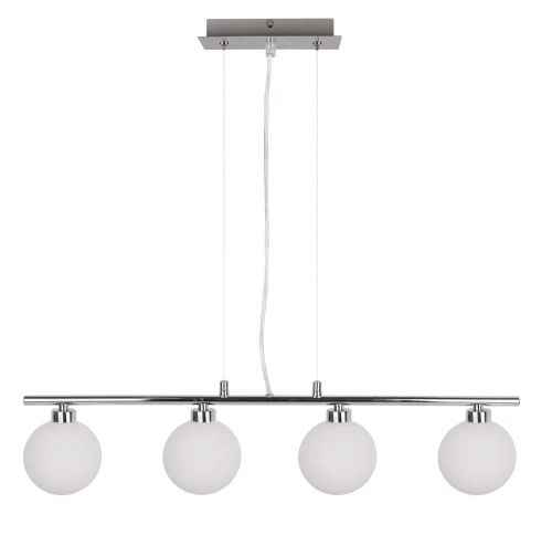 Raisa lampa wisząca chromowy 4x40 g9 klosz biały 34-01399 Candellux