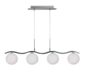 Ramon lampa wisząca chromowy 4x40w g9 klosz biały 34-01412 Candellux