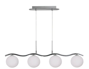 Ramon lampa wisząca chromowy 4x40w g9 klosz biały 34-01412 Candellux
