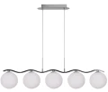 Ramon lampa wisząca chromowy 5x40w g9 klosz biały 35-01429 Candellux