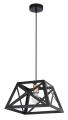 Origami lampa wisząca czarny 1x40w e27 klosz czarny 31-78520 Candellux