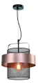 Fiba lampa wisząca czarny 1x40w e27 klosz miedziano czarny 31-78490 Candellux