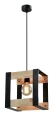 Varna lampa wisząca czarny 1x40w e27 klosz czarny 31-78513 Candellux