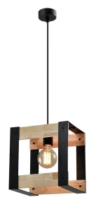 Varna lampa wisząca czarny 1x40w e27 klosz czarny 31-78513 Candellux