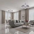 Lampa wisząca CESAR srebrna 5x40W E27 nowoczesna elegancja do salonu jadalni sypialni  35-48370 Candellux