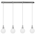 Maldus lampa wisząca chromowy 4x40w g9 klosz biały 34-01474 Candellux