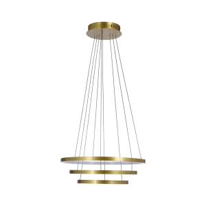 LUNE LAMPA WISZĄCA 50+40+30 ZŁOTY 60W LED 4000K 33-76397 Candellux