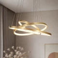 LUNE LAMPA WISZĄCA 50+40+30 ZŁOTY 60W LED 4000K 33-76397 Candellux
