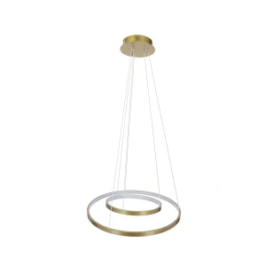 LUNE LAMPA WISZĄCA 50+30 ZŁOTY 40W LED 4000K 32-76281 Candellux