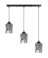 Felis lampa wisząca czarny 3x60w e27 klosz dymiony 33-00149 Candellux