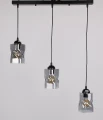 Felis lampa wisząca czarny 3x60w e27 klosz dymiony 33-00149 Candellux