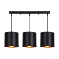 Candida lampa wisząca czarny 3x40w e27 abażur czarny 33-00736 Candellux