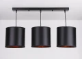 Candida lampa wisząca czarny 3x40w e27 abażur czarny 33-00736 Candellux