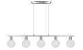 Oden lampa wisząca chromowy 5x40w g9 klosz biały 35-03270 Candellux