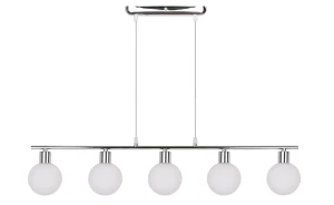Oden lampa wisząca chromowy 5x40w g9 klosz biały 35-03270 Candellux