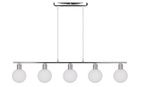 Oden lampa wisząca chromowy 5x40w g9 klosz biały 35-03270 Candellux