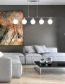 Oden lampa wisząca chromowy 5x40w g9 klosz biały 35-03270 Candellux