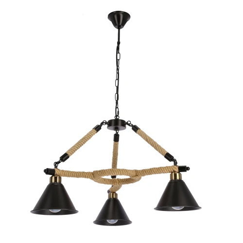 Nowoczesna lampa wisząca Negru 3x40W E27 kolor czarny lampa do jadalni salonu 33-28709 Candellux