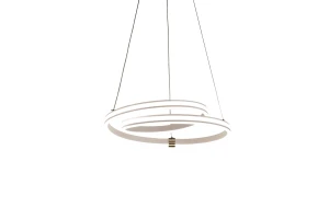 SANTA lampa wisząca złoty 32W LED 3000, 4000, 6500K maskownica biały 31-54036 Candellux