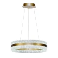CASTILLO 60 lampa wisząca złoty 35W LED 3000, 4500, 6500K kryształki bezbarwne 32-53992 Candellux
