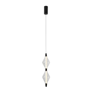 VITA lampa wisząca czarny 7,5W LED 2700K 2 x klosz bezbarwny 31-54609 Candellux