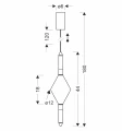 VITA lampa wisząca czarny 7,5W LED 2700K klosz bezbarwny 31-54593 Candellux