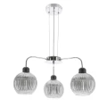 VERTON lampa wisząca chromowy 3x40W E27 klosz chromowy 33-48509 Candellux