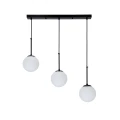 Pompei lampa wisząca czarny 3x40w e27 klosz biały 33-09609 Candellux