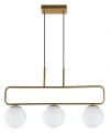 Jove lampa wisząca mosiądz 3x20w g9 klosz biały 33-01573 Candellux