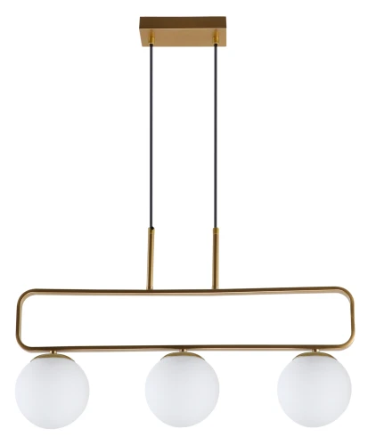 Jove lampa wisząca mosiądz 3x20w g9 klosz biały 33-01573 Candellux
